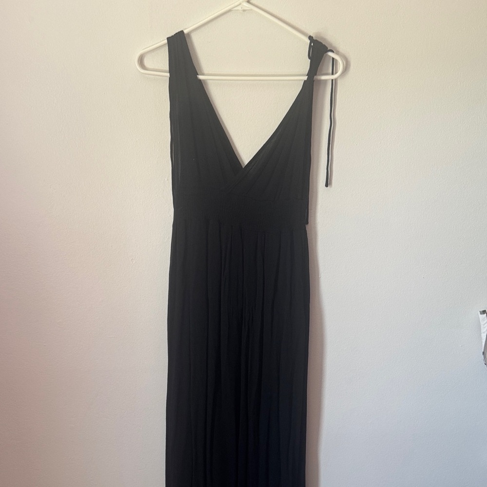 Elegant Black Boutique Sleeveless maxi Dress